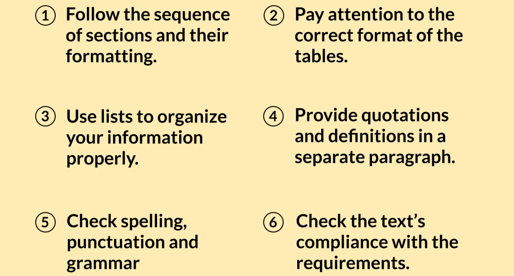 nursing research paper formatting